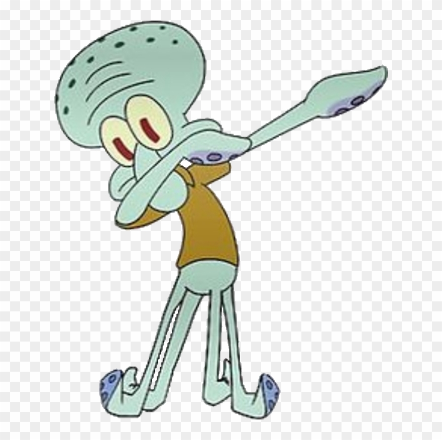 Spongebob Squarepants Squidward By - Squidward Dab Wallpaper Iphone Clipart