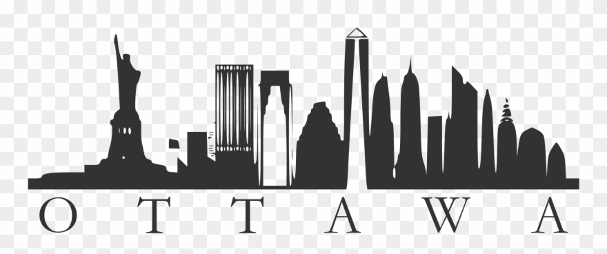 Ottawa Skyline - Ottawa Silhouette Clipart
