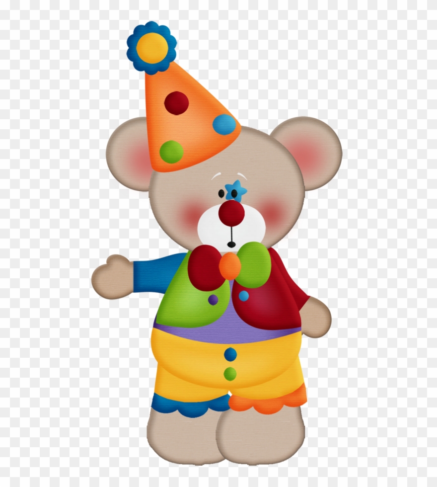 Aw Circus Bear 15 - Clown Clipart
