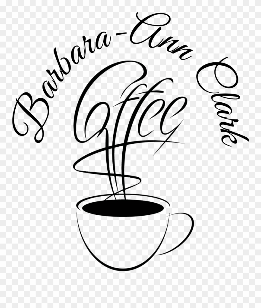 Coffee Cup Latte Mug Clip Art - Barber Shop Window Sign Vinyl Sticker - Png Download