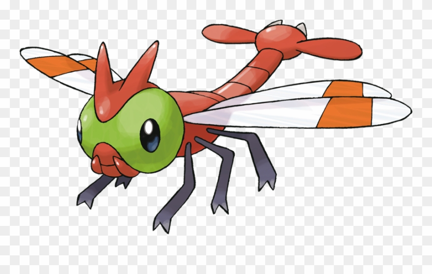 Fr Images E Ea Yanma-hgss - Pokemon Yanmega Evolution Clipart