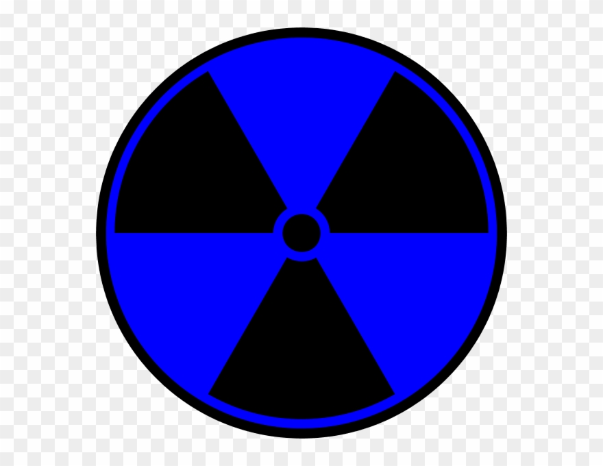 Radioactive Symbol Vector Clip Art - Circle - Png Download
