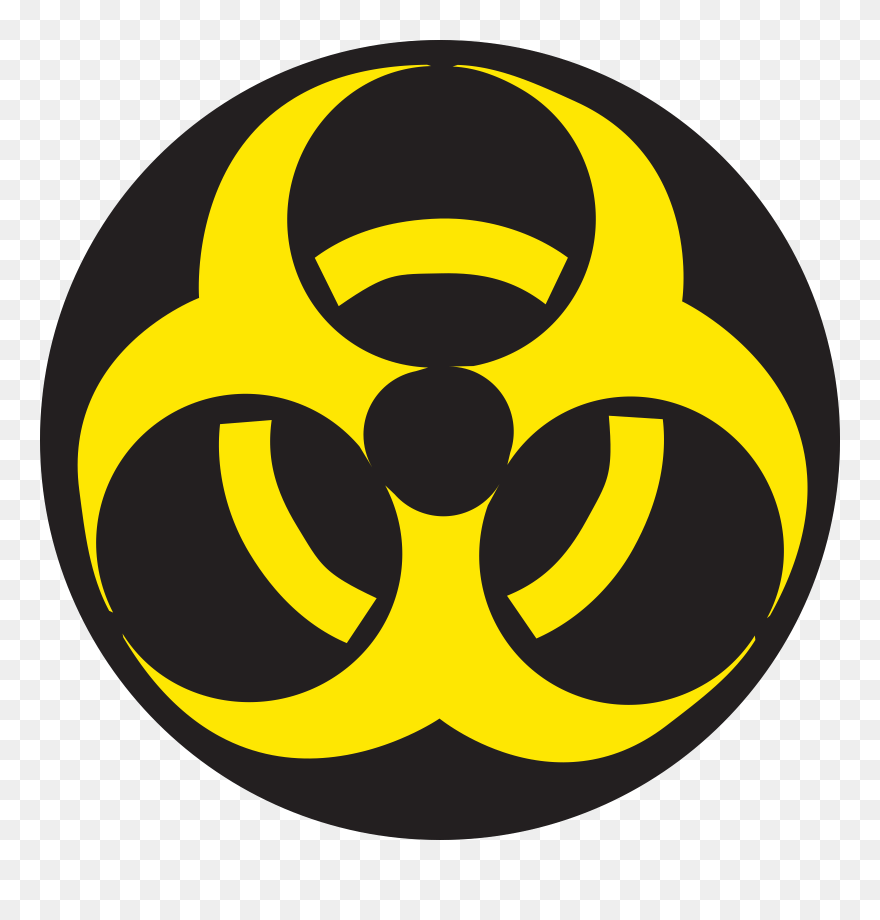 Radioactive Clipart Biohazard - Biohazard Logo Png Transparent Png