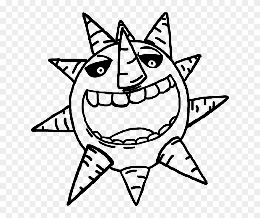 Drawings Of The Sun - Soul Eater Drawing Sun Clipart