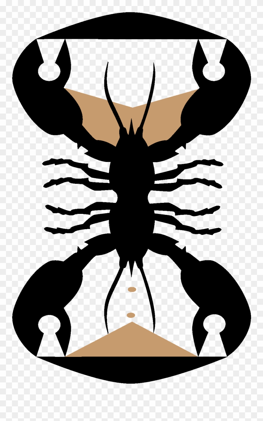 Hourglass Lobster - Lobster Clipart