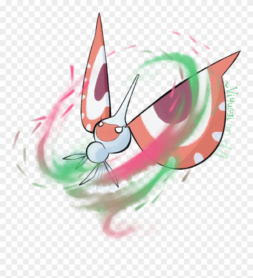 Masquerain Flaps The Four Wings On Its Lower Body To - Masquerain Pokemon Clipart