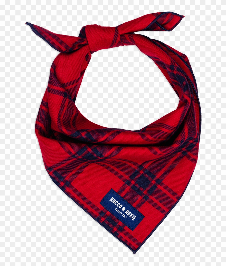Transparent Bandana Tied Red - Library Clipart