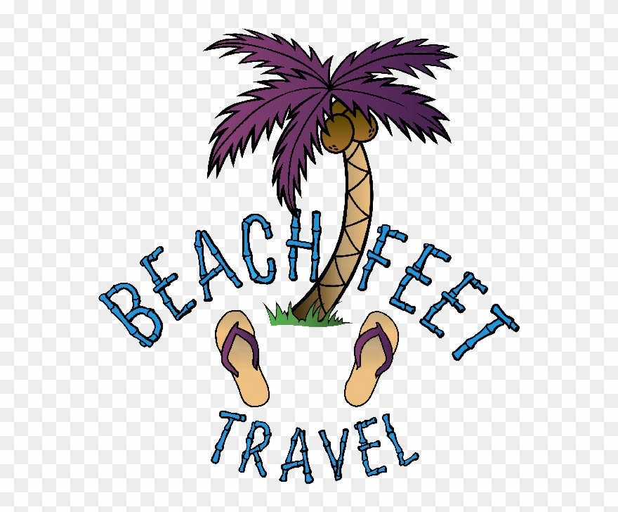 Beachfeet Travel - Cartoon Clipart