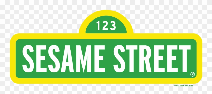 Sesame Street Logo Men's Slim Fit T-shirt - Sesame Street Logo Clipart