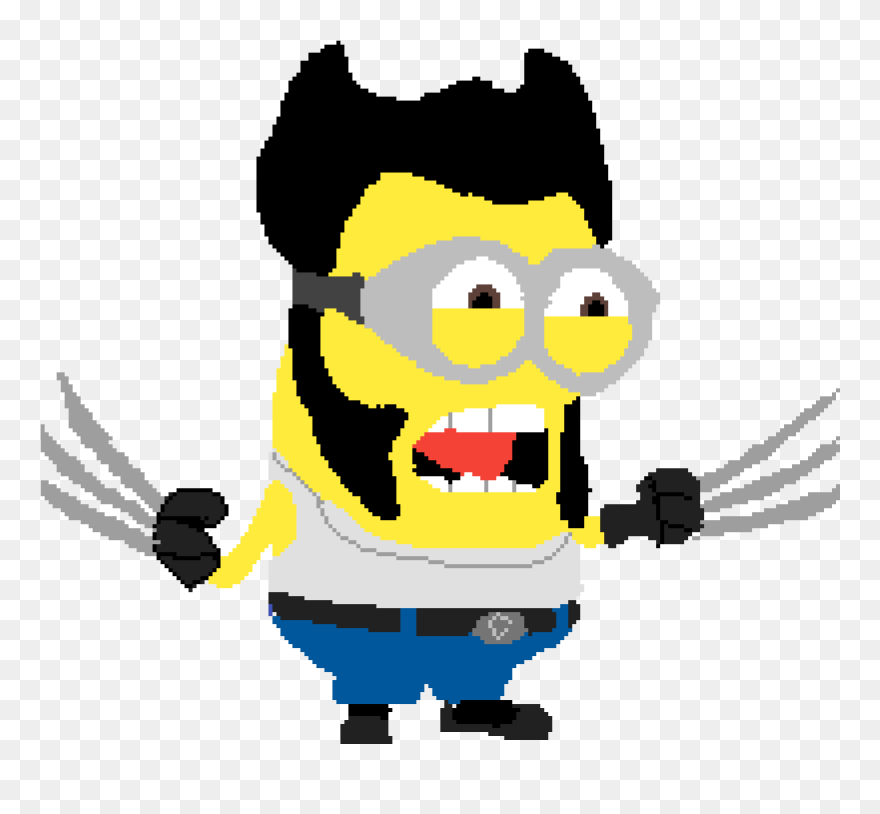 Wolverine Minion - Minions Clipart