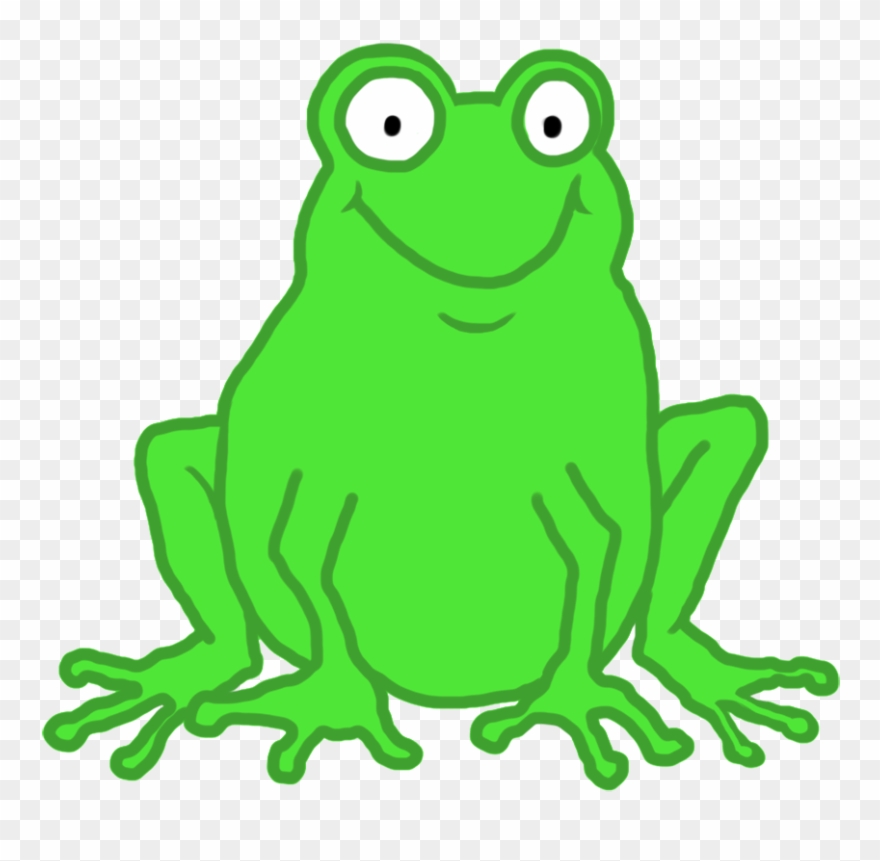 Crazy Frog Looking At You Frog Drawing, Funny Frogs, - Dibujo De Un Sapo Animado Clipart