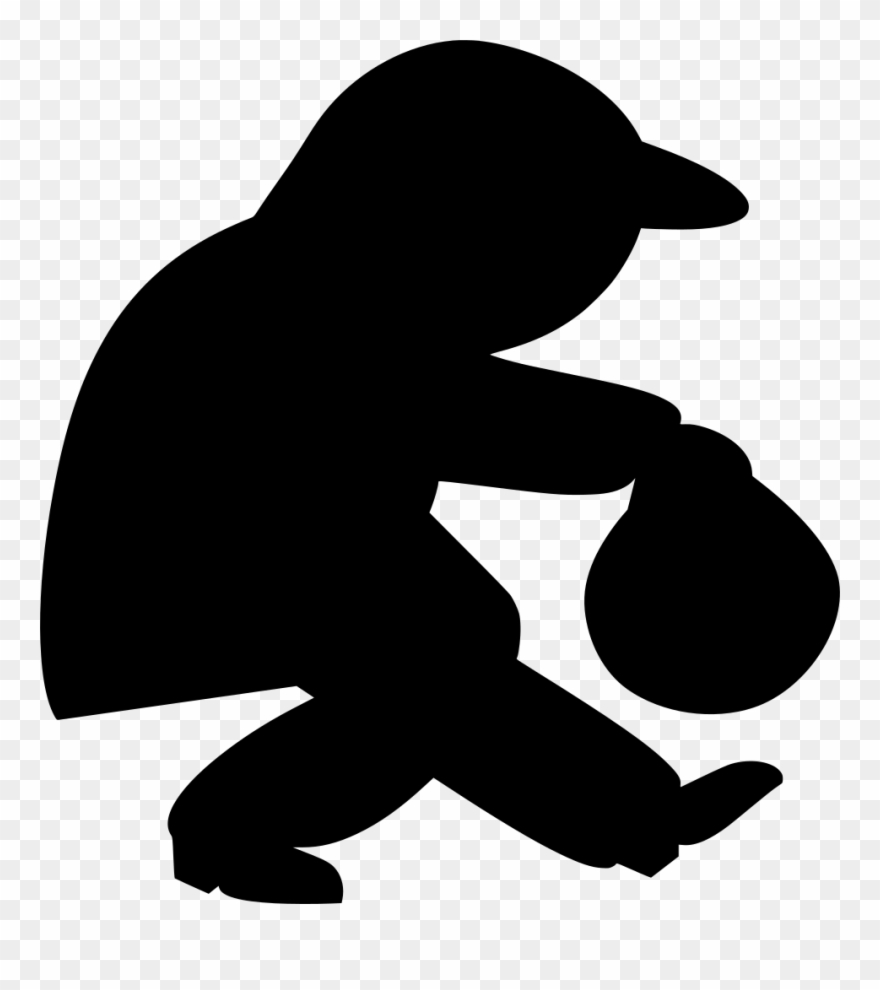 Graphic Transparent Library Silhouette At Getdrawings - Diebstahl Png Clipart