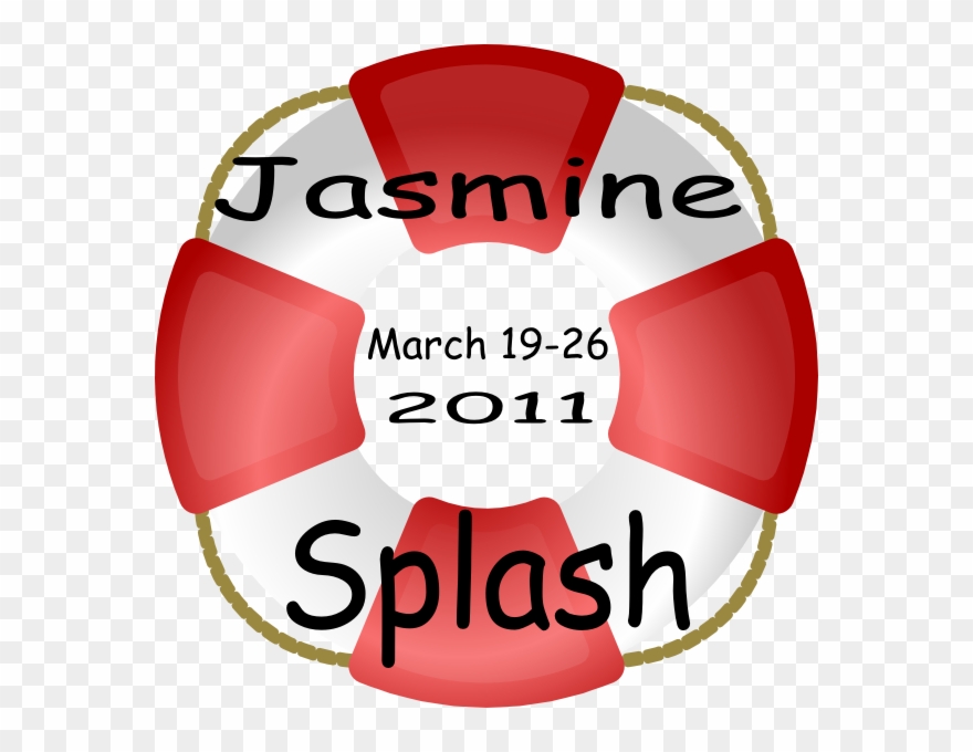 Spash Clip Art At Clker - Life Preserver Clip Art - Png Download