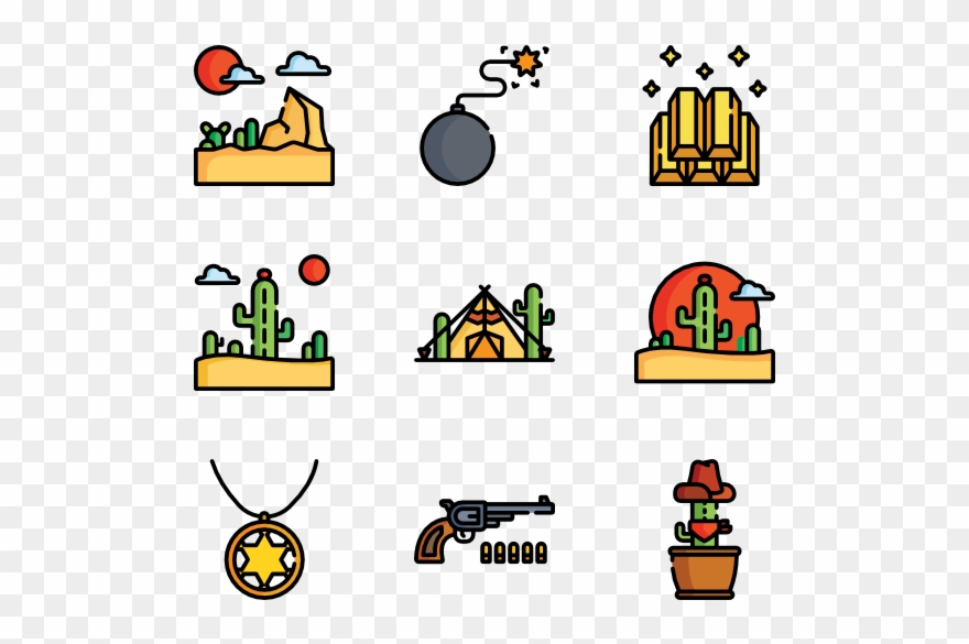 Bandit Vector Western - Western Clipart