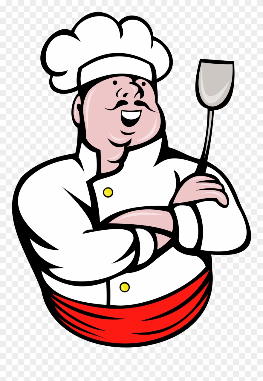 Graphic Transparent Download Chef Spatula Royalty Free - Chef & Spatula Vector Clipart