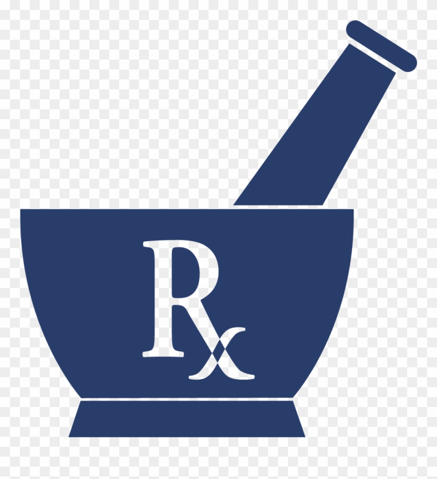 Castle Rock Pharmacy - Mortar And Pestle Silhouette Clipart