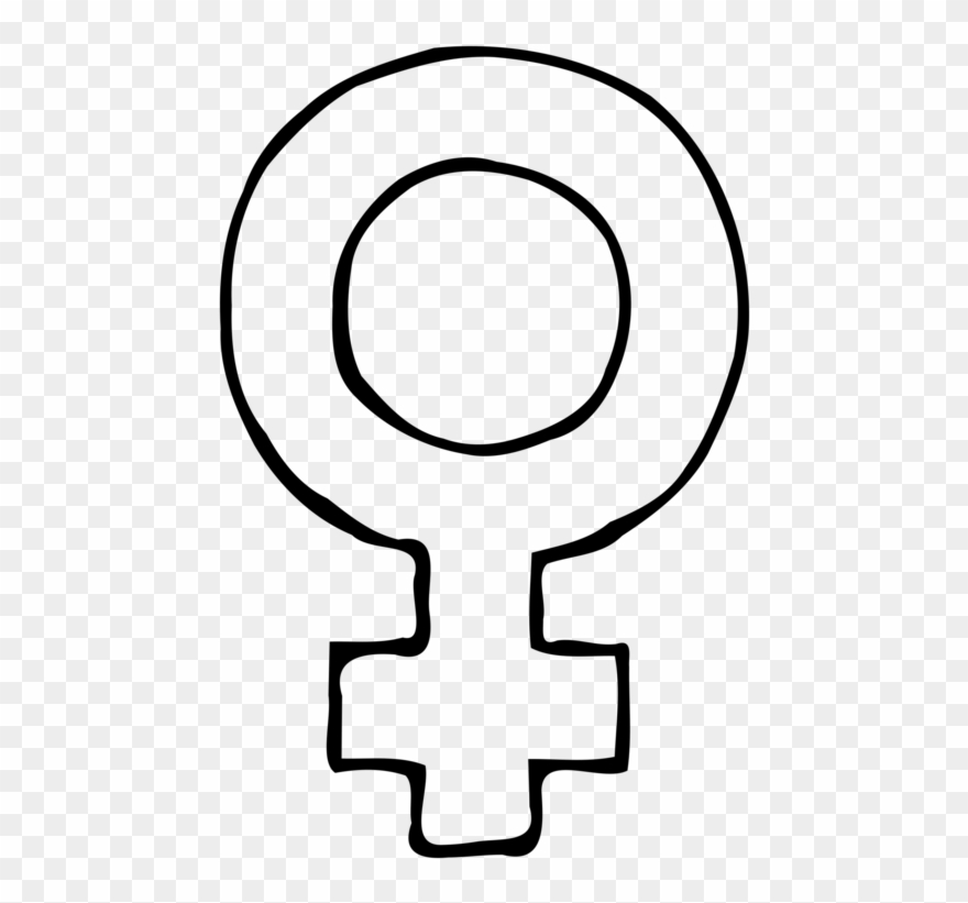 Female Gender Symbol Woman - Female Sign Clipart - Png Download