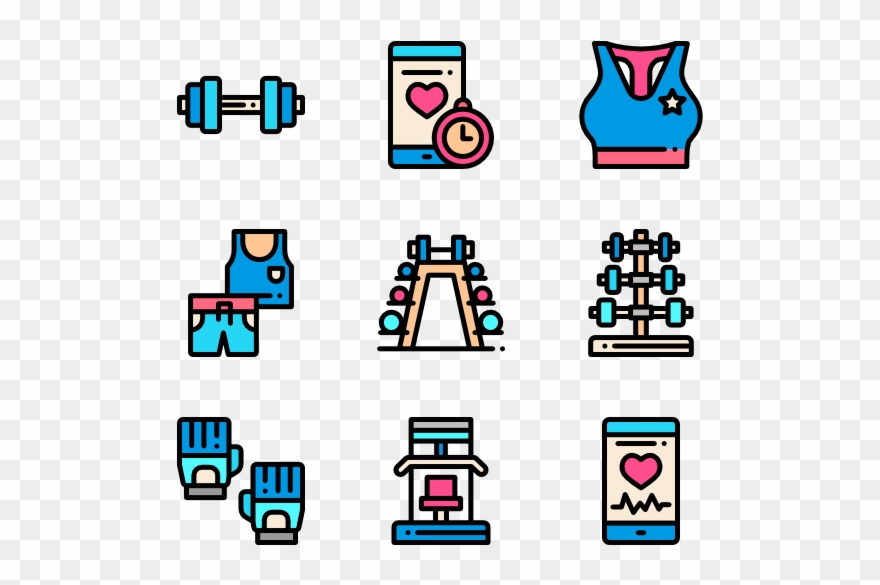 Gym Equipment - Exercise Equipment Clipart