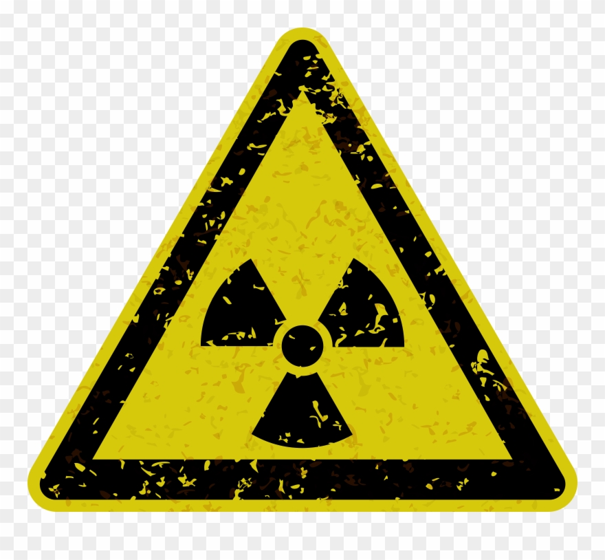 Ionizing Radiation Radioactive Decay Computer Icons - Radiation Sign Old Clipart