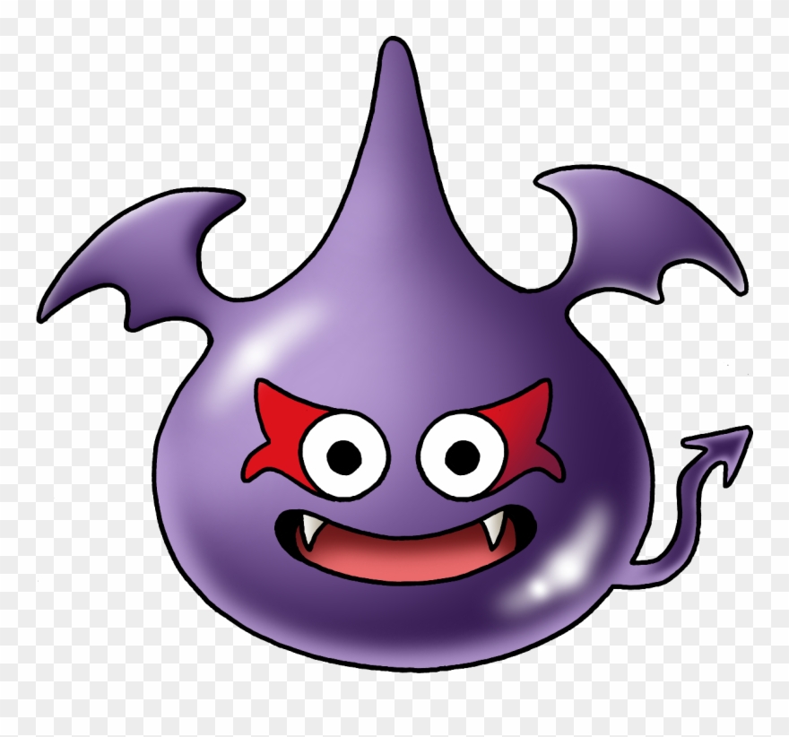 Realm Clipart Rocket Slime - Dark Slime Dragon Quest - Png Download
