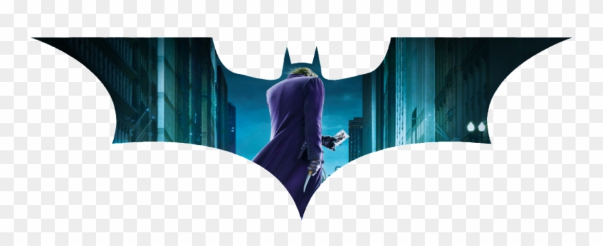 Joker In Batman Logo Photo By Adityayulla - Joker And Batman Logo Clipart