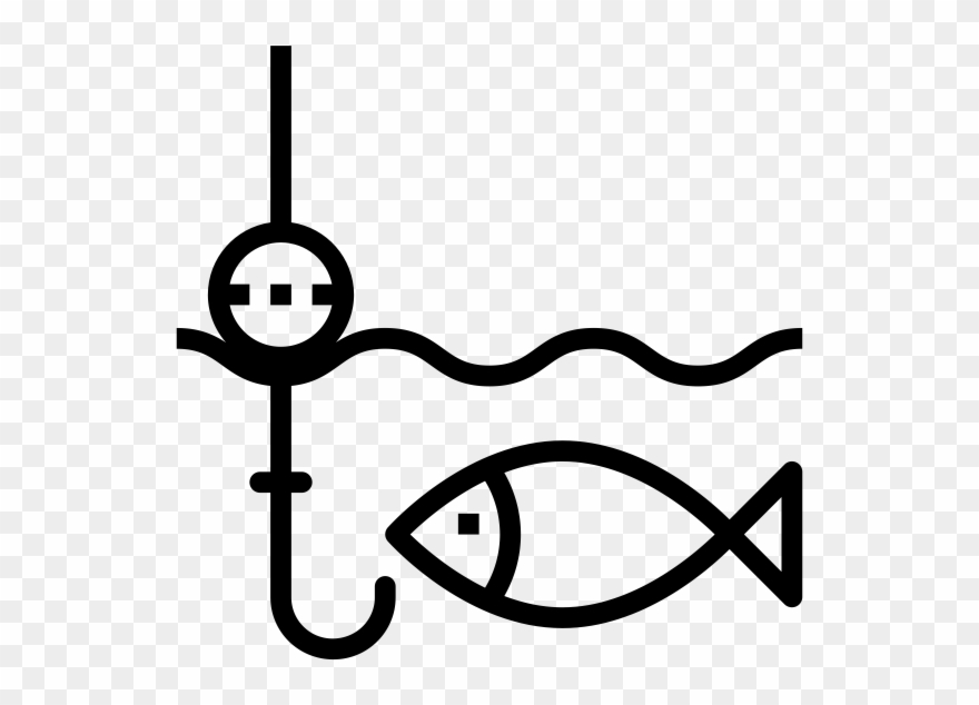 Fishing Rubber Stamp - Symbol Fisch Clipart