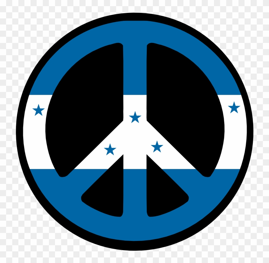March 06 Peacesymbol - Peace Sign Rasta Colors Clipart