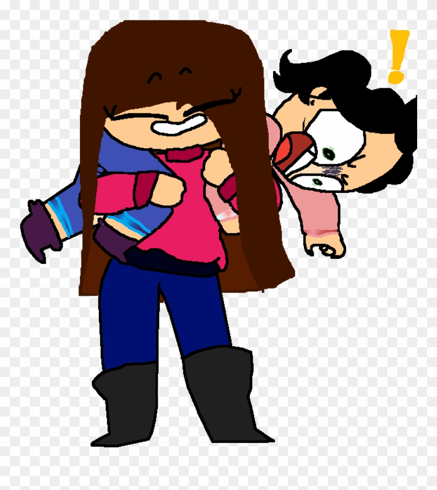 When My Cousin Tells Me To Pick Her Up - Cartoon Clipart