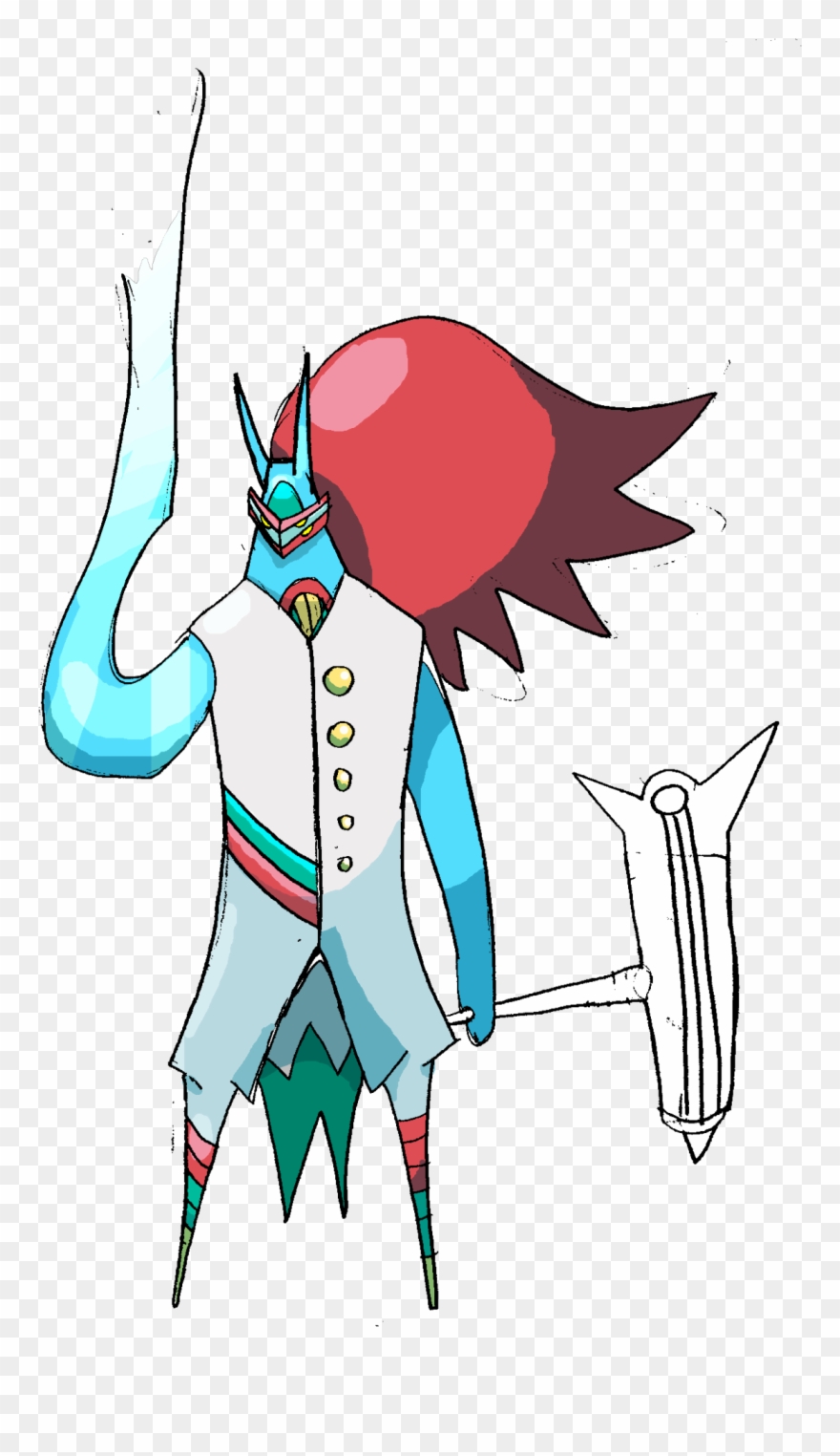 Tundorn, The Icy Cousin On Thundorn - Cartoon Clipart