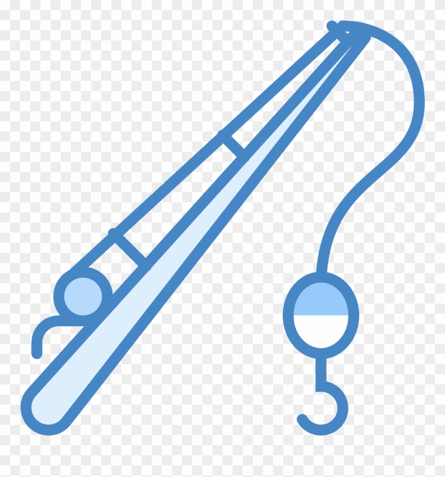 Fishing Pole Icon - Portable Network Graphics Clipart