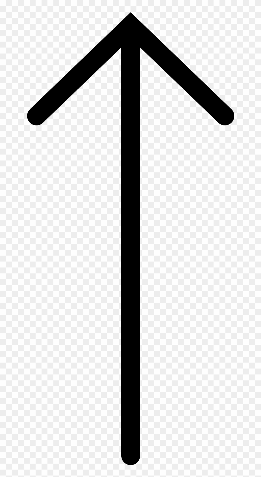 Long Arrow Up Icon - Icon Clipart