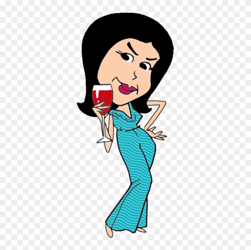 Cousin Glendora, Velveteen Lounge And Kelly Patterson Clipart