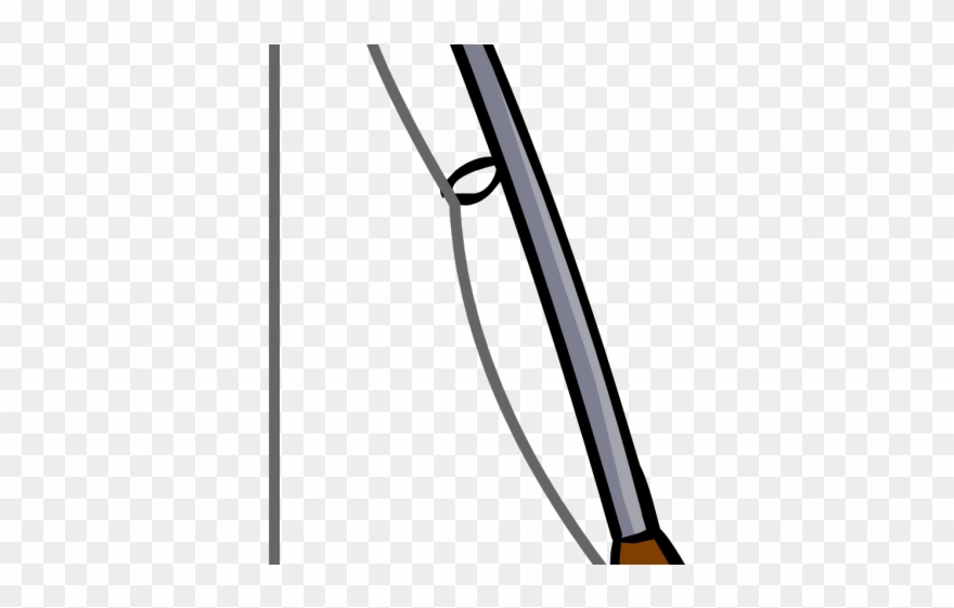 Fishing Pole Clipart Hook - Clip Art Fishing Reel - Png Download