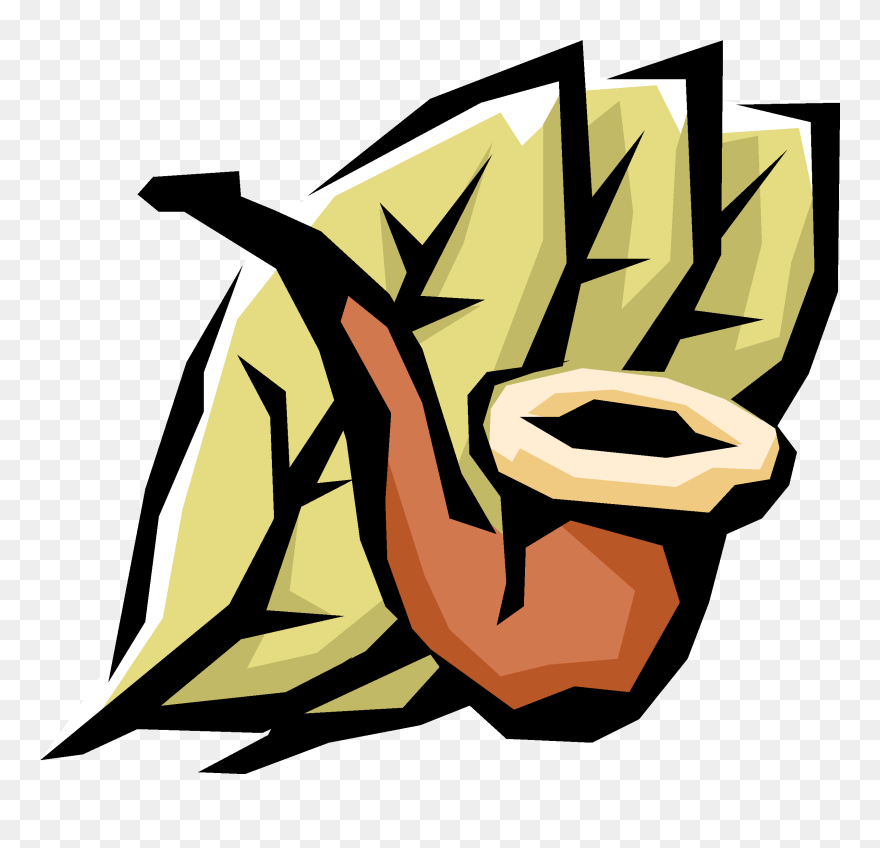 Vector Illustration Of Smoker's Pipe With Tobacco Leaves - Jamestown Selling Tobacco For Money Clipart