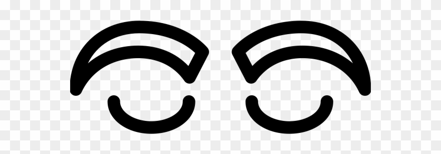 Eyebrows And Eyelashes Rubber Stamp - Eyebrow Clipart