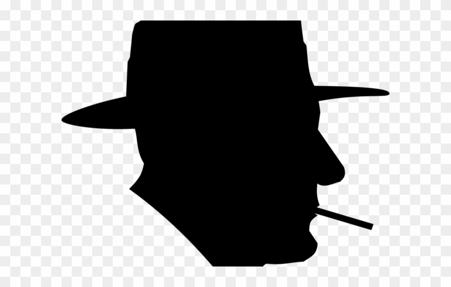 Smoking Clipart Silhouette Person - Man Smoking Icon Free - Png Download