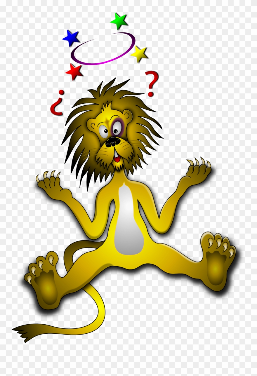 Happiness Clipart Gentle Touch - Lion Black Eye - Png Download