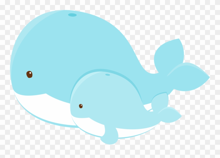 Pattern And Decoration, Baby Whale, Nursery Art, Nursery - Baby Whales With Transparent Background Clipart