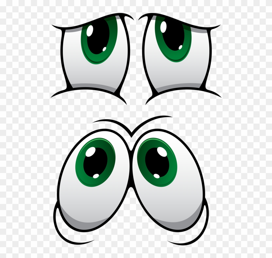Eyelash Clipart Caricature - Elephant Cartoon Eyes - Png Download