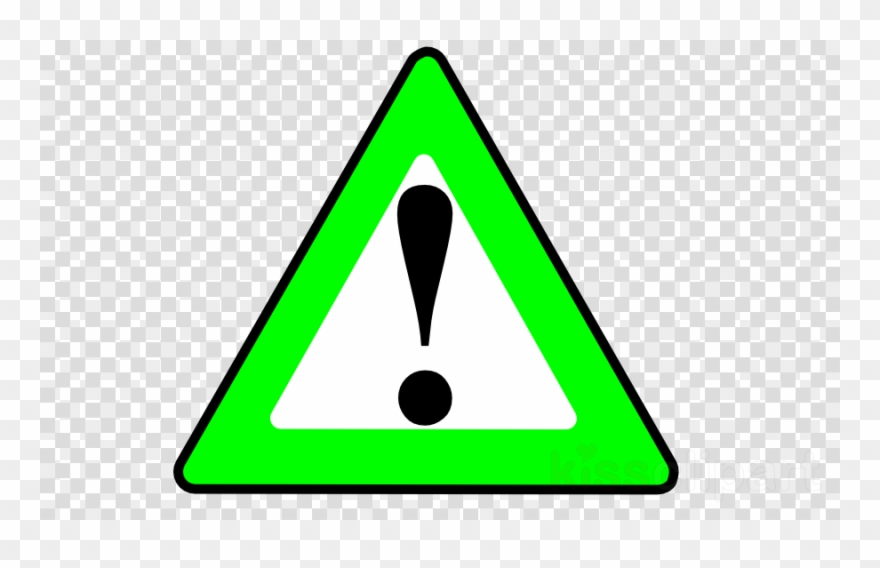 Warning Sign Green Clipart Warning Sign Computer Icons - Harry Potter's Scar - Png Download