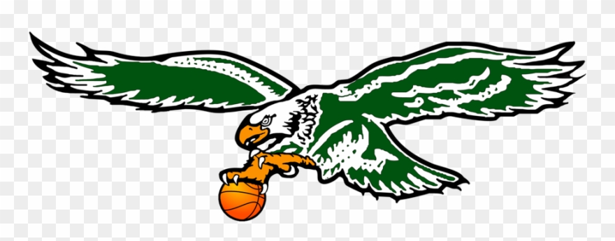 Basketball Clipart Falcon - Philadelphia Eagles 1987 Logo - Png Download