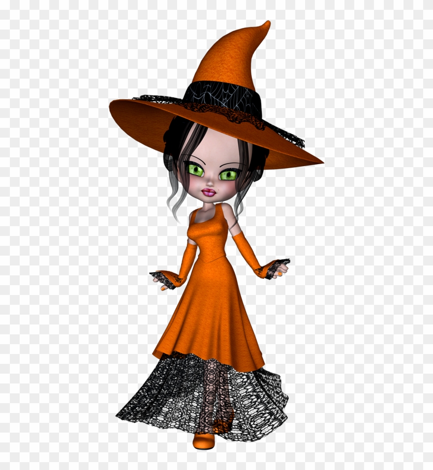 Imagen Halloween Crafts, Halloween Doll, Halloween - Bruja Imagenes De Muñequitas De Halloween Clipart