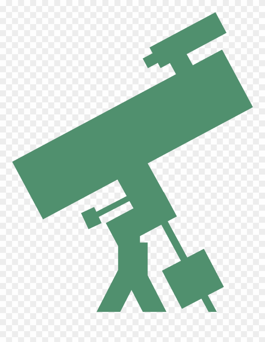 Logo Telescope Green) - Telescope Logo Clipart