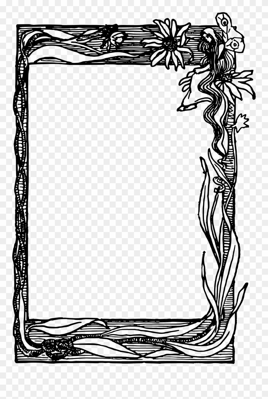 Big Image - Fairy Frame Clipart
