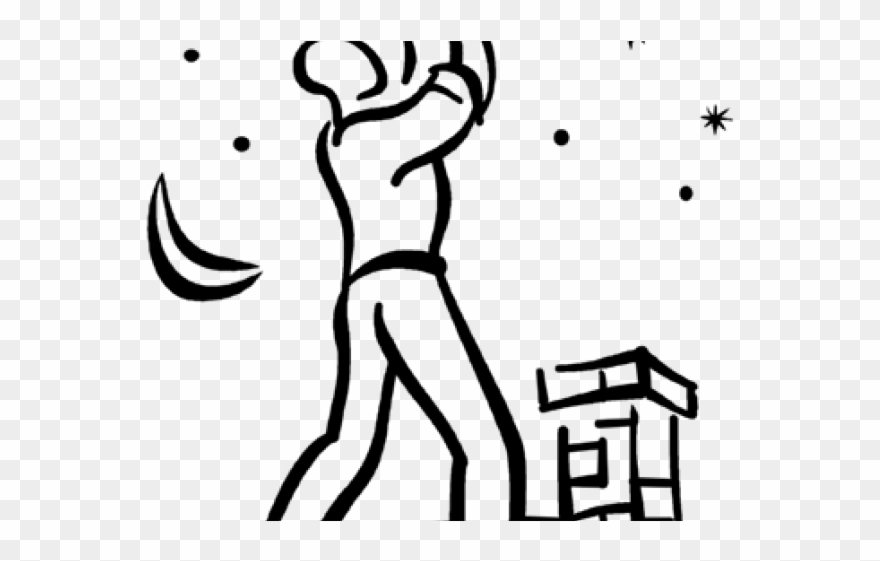 Gaze Clipart Clipart Telescope - Drawing - Png Download