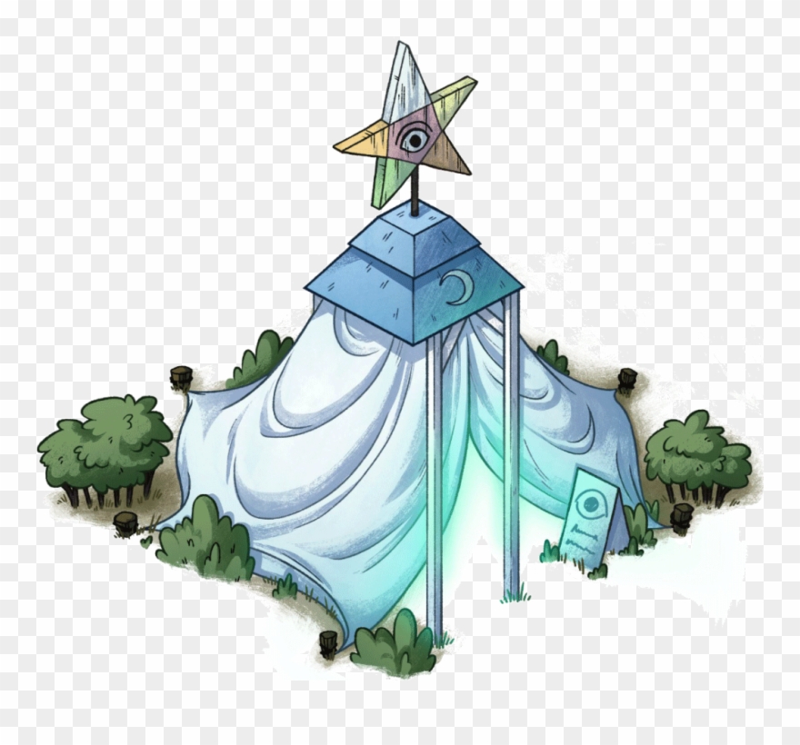 Mystery Shack Attack Tent Of Telepathy - Lil Gideon Tent Of Telepathy Clipart