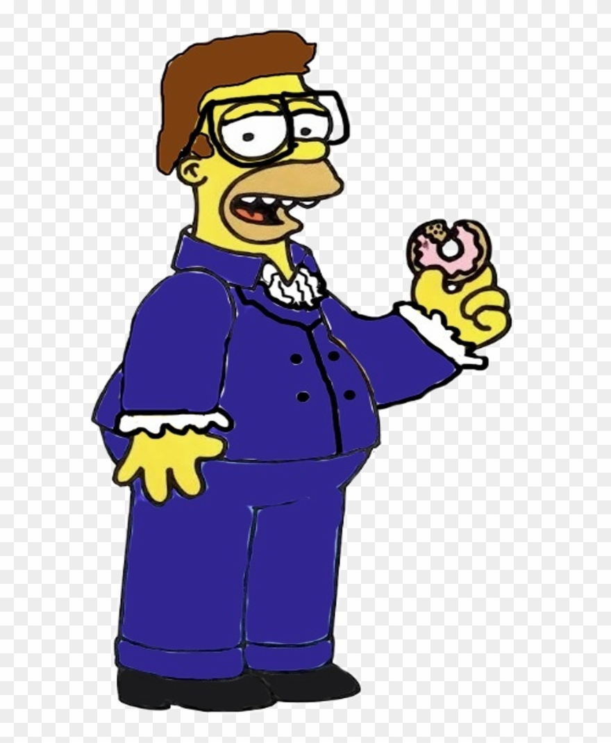 Homer Powers International Man Of Mystery - Cartoon Clipart