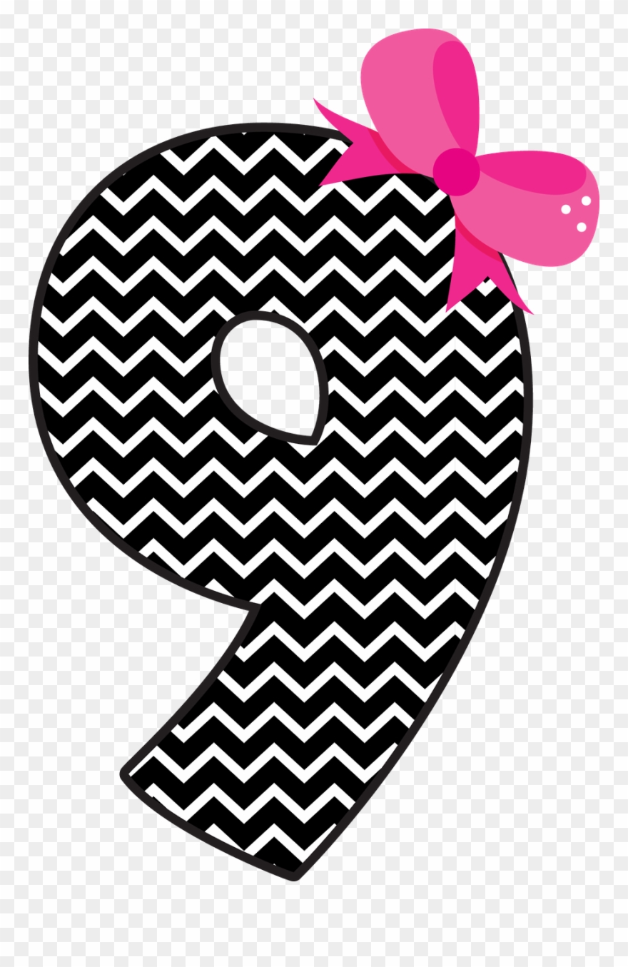 Pin De Ana Maria Celdran En Numeros Y Abc - Birthday Number 9 Clipart - Png Download