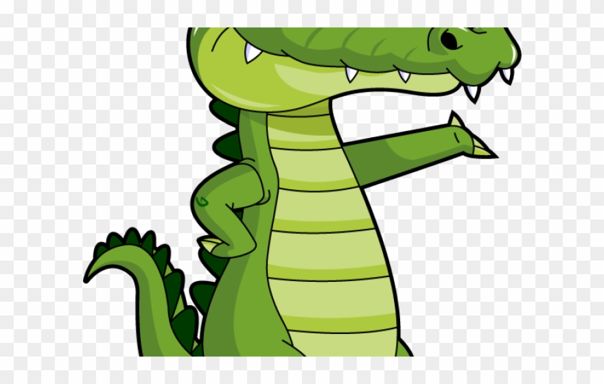 Image Freeuse Alligator Clipart Swamp Louisiana - Crocodiles Cartoon - Png Download