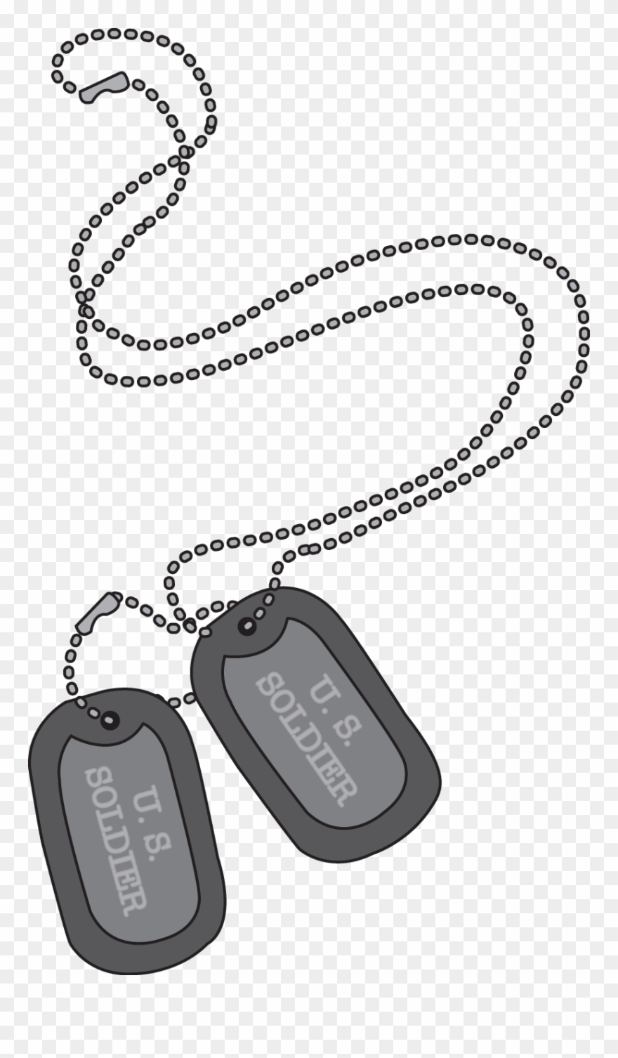 Photo By @daniellemoraesfalcao - Us Army Dog Tags Clipart - Png Download